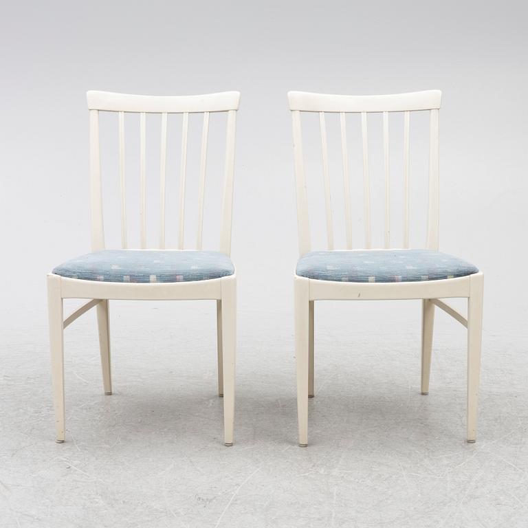 Carl Malmsten, dining group, 7 pieces, "Herrgården", Åfors, second half of the 20th century.