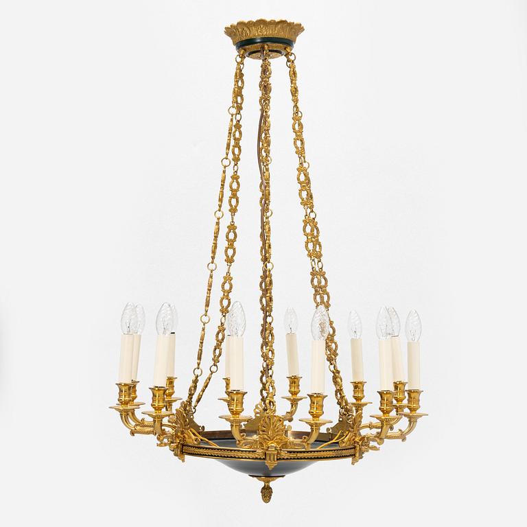 Ampel, empirestil, Vaughan design, 1900-talets slut.