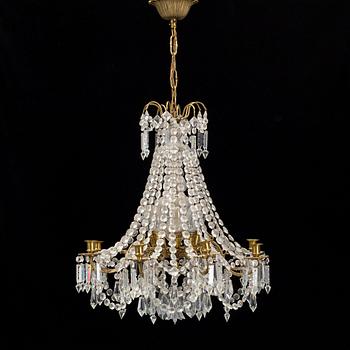 A late 19th Century chandelier.