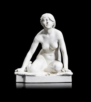 FIGURIN, parian, "Grodan", Per Hasselberg, Gustavsberg, 1920.