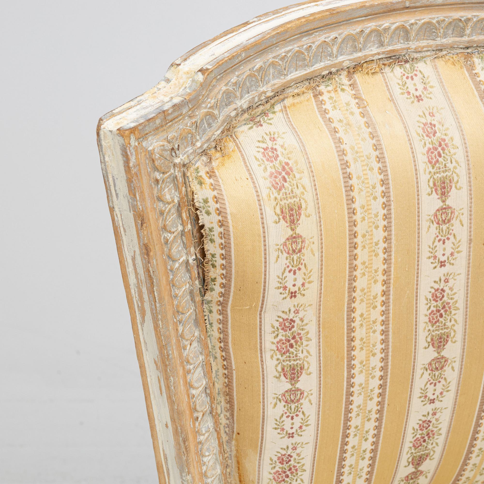 Chairs, a pair, late 18th century, Gustavian.