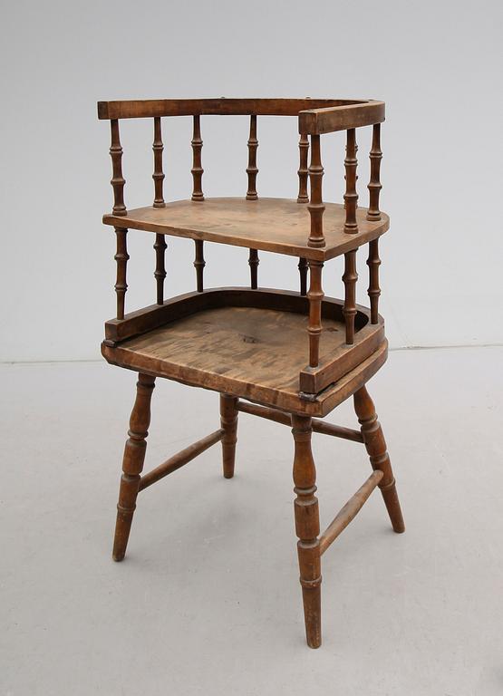 BARNSTOL, allmoge, 1800-talets andra hälft.