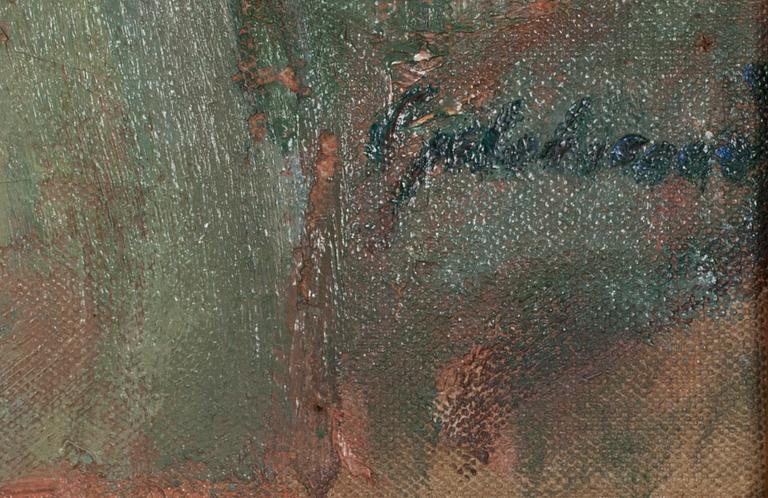 ALBERT GEBHARD, olja på duk, sign.