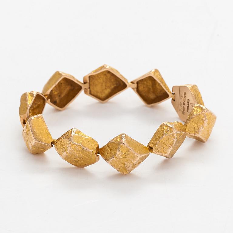 Björn Weckström, rannekoru, "Koskikivet", 14K kultaa.