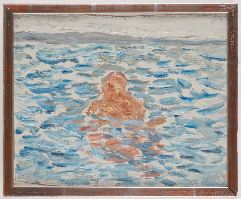 Evert Lundquist, The bather.