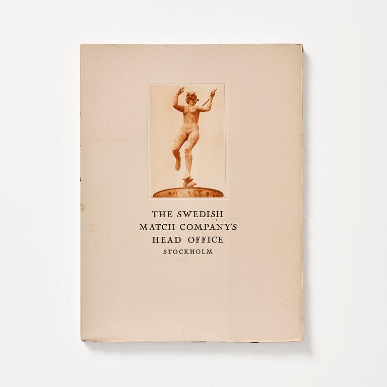 Ivar Tengbom, & Robert Hult, handtrycken, 3 st., Swedish Grace, proveniens, Tändstickspalatset, sannolikt Nordiska Kompaniet ca 1928.