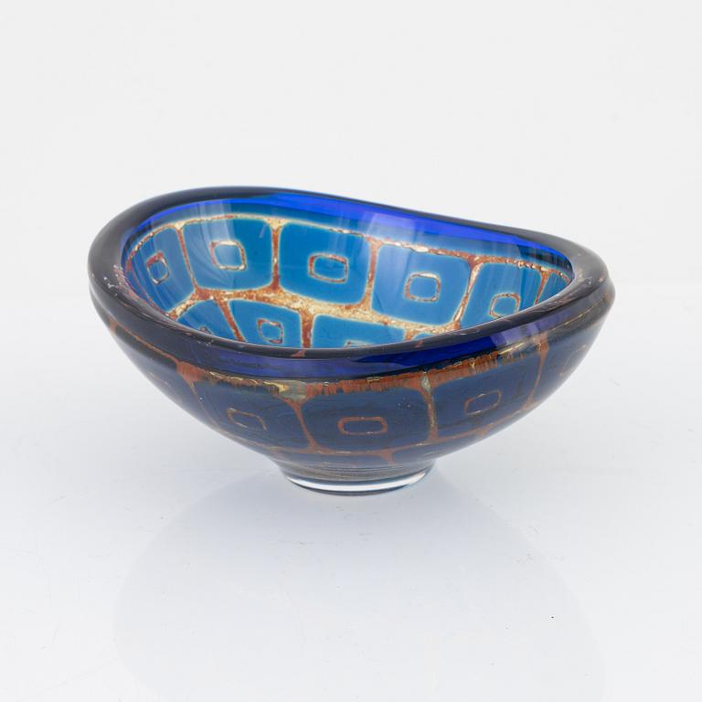 Sven Palmqvist, a 'Ravenna' glass bowl, Orrefors, Sweden 1967.