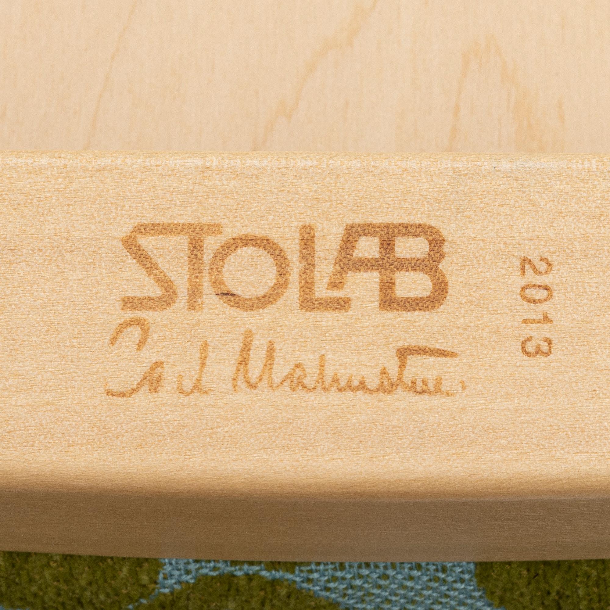 Carl Malmsten, A 7 pieces dining set, "Vardags", Stolab, 2013 and 2014.