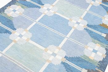 Ingegerd Silow, Rug “Dellen”, rölakan, approx. 283 x 193 cm, signed IS.