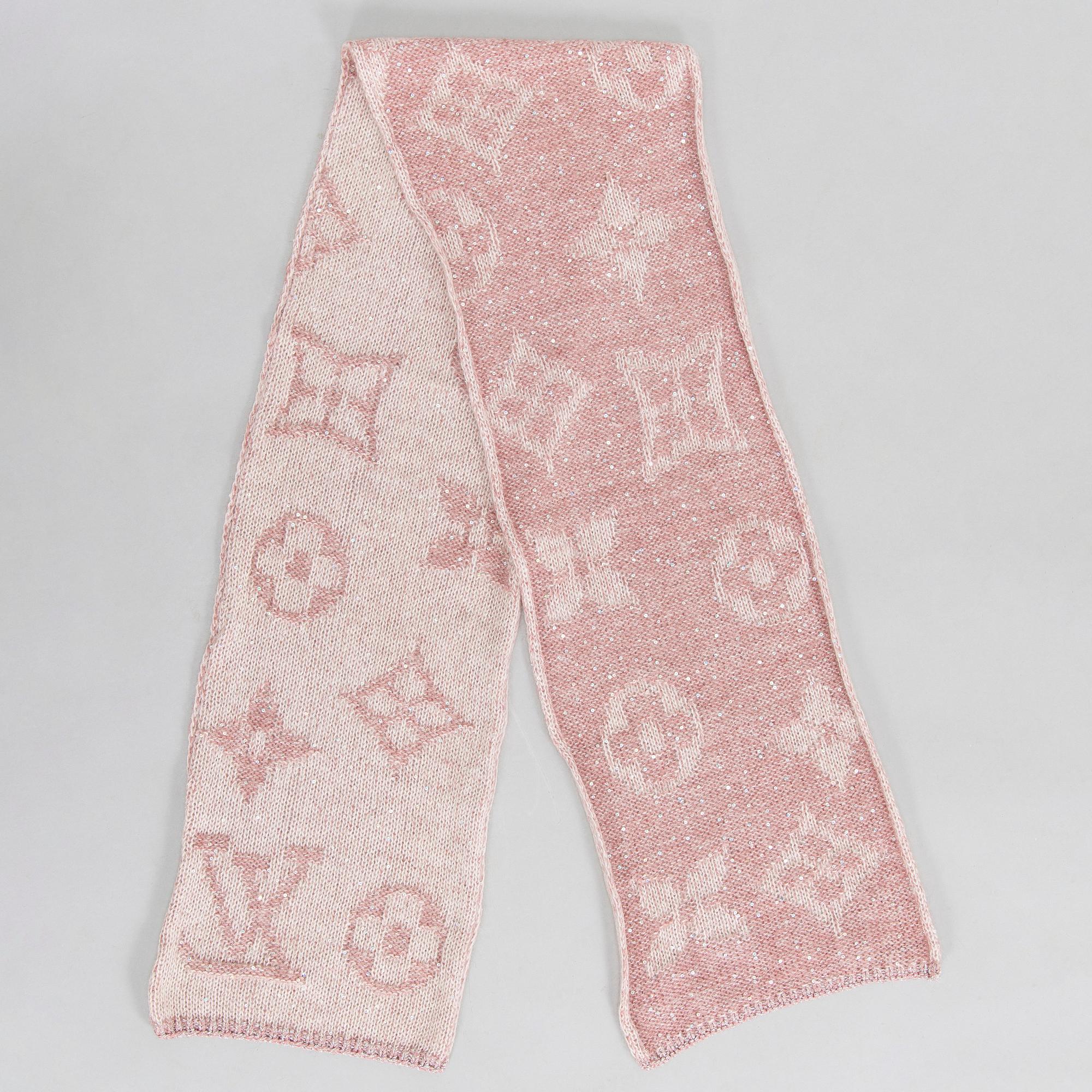Louis Vuitton, a 'Monogram Sunset Mohair Scarf'.