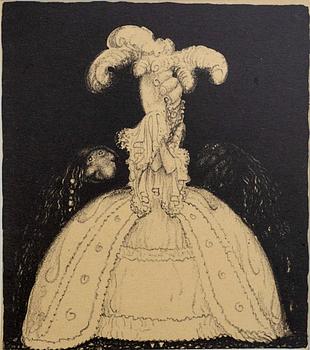 John Bauer, lithograph from "Troll".