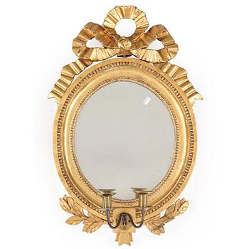 SPEGELLAMPETT, empire, Stockholms Hallstämpel 1820.