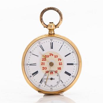 Pocket watch, 36.5 mm.