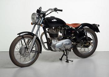 Mats Theselius, "MC hommagé à royal enfield", motorcykel, 500 CC, Källemo efter 2001, i en upplaga av 9 exemplar.