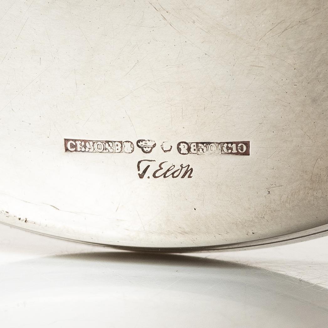 Tore Eldh, A pair of silver candlesticks, Ceson, Gothenburg, 1977.