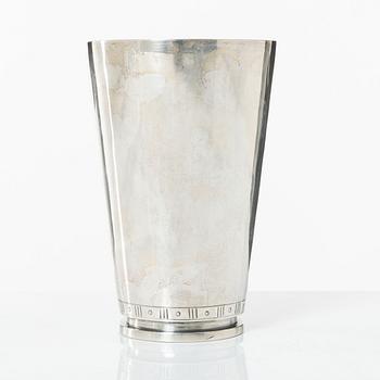 Sven Carlman, bägare, silver, CF Carlman, Stockholm 1965.