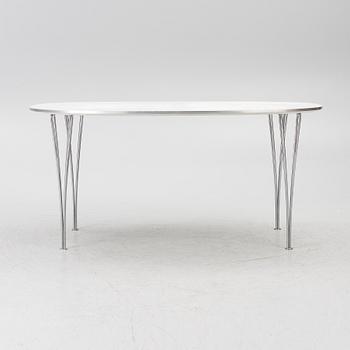 Bruno Mathsson & Piet Hein, dining table, “Superellips”, Fritz Hansen, Denmark, 1988.