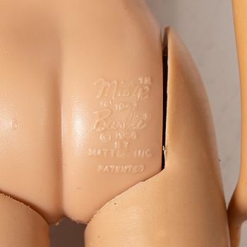 Barbie dolls, 4 pcs, along with clothes and accessories, Mattel, 1960s.