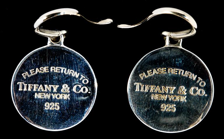 ÖRHÄNGEN, ett par, silver, Tiffany & Co.