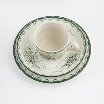 Matservis, "Grön Anna", 100 dlr, Rörstrand, 1900-talets senare del.