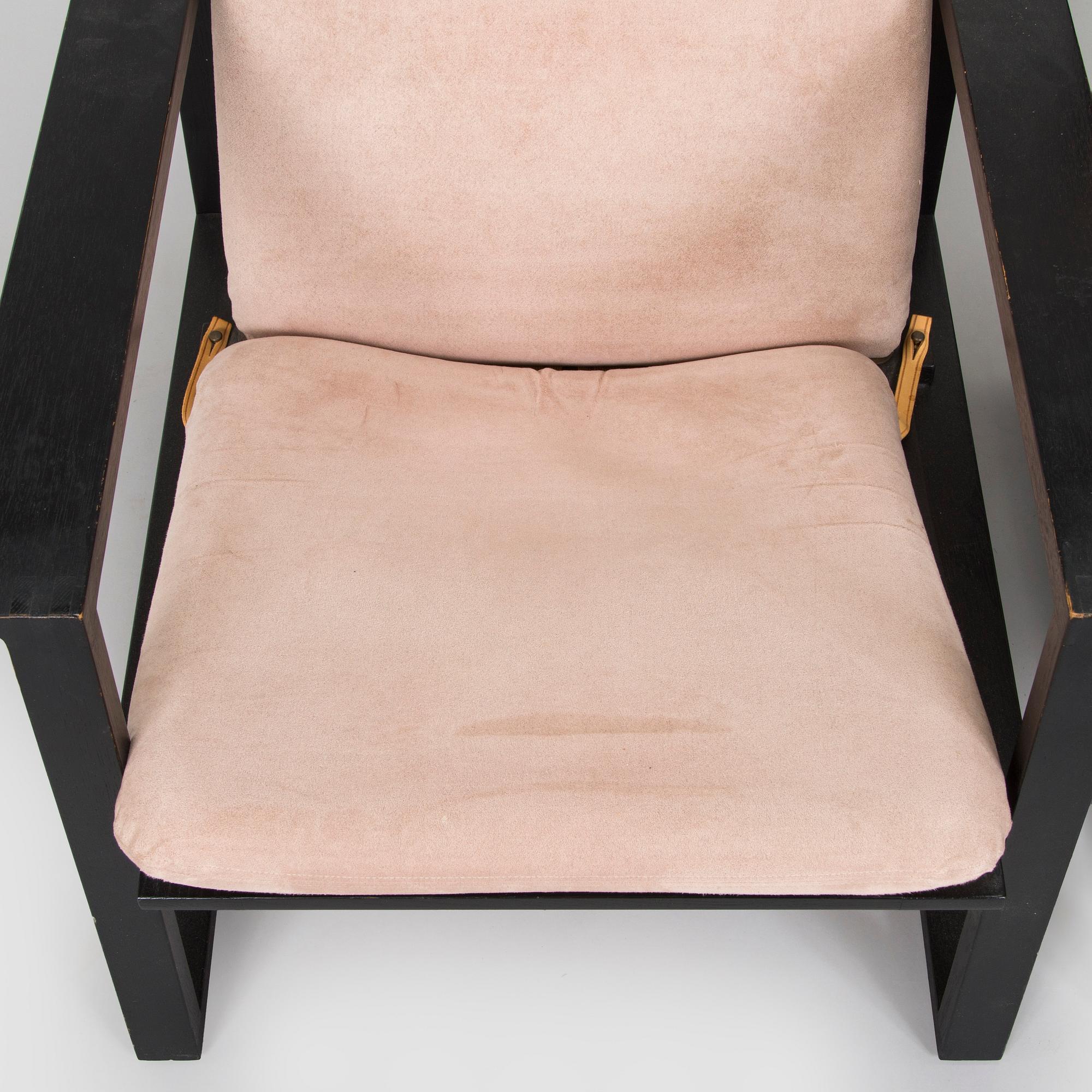 Børge Mogensen, armchairs, a pair model 2254, "Highback Easy Chair"/"Släden",  Fredericia Stolefabrik, Denmark.