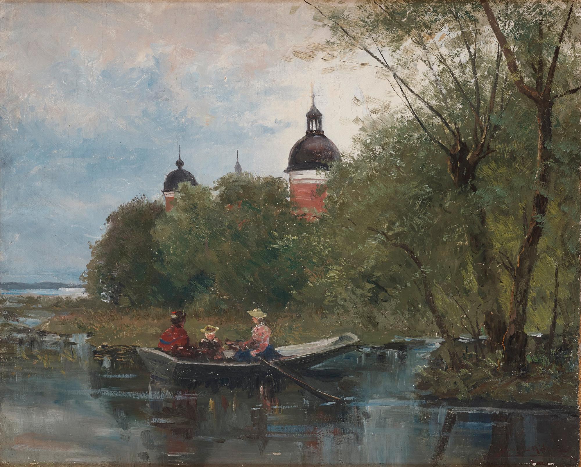 Severin Nilson, Roende kvinnor vid Gripsholms slott.