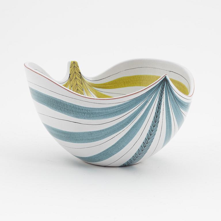 Stig Lindberg, a faience bowl, Gustavsbergs studio.