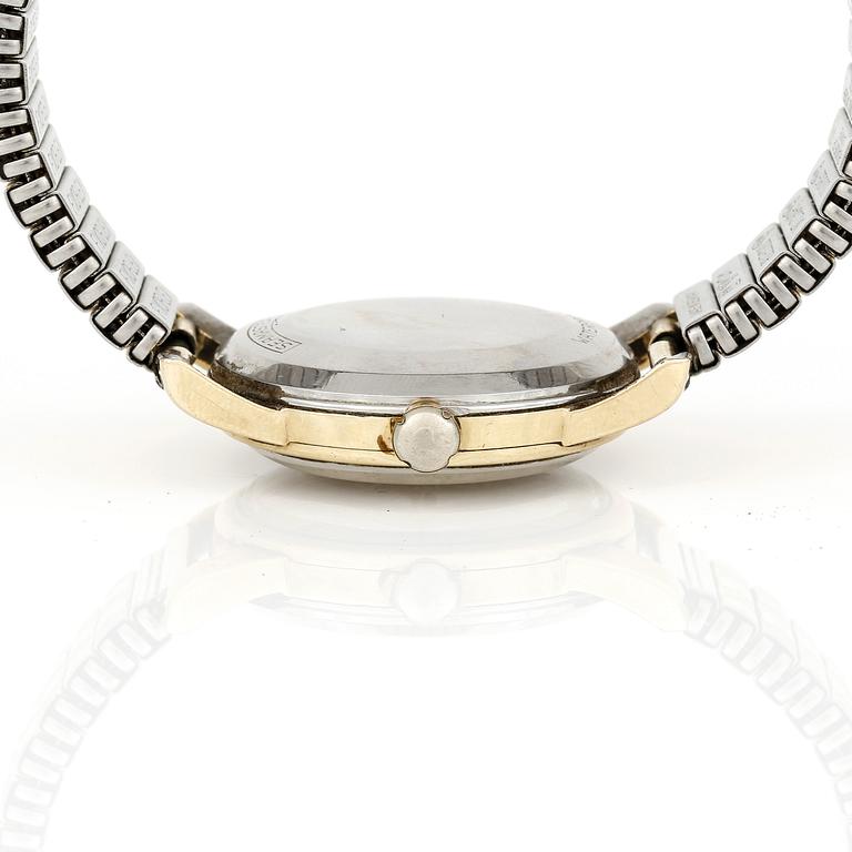 ARMBANDSUR, herr, Omega, Seamaster, Automatic, guld på stål/stål, 1950/60-tal.