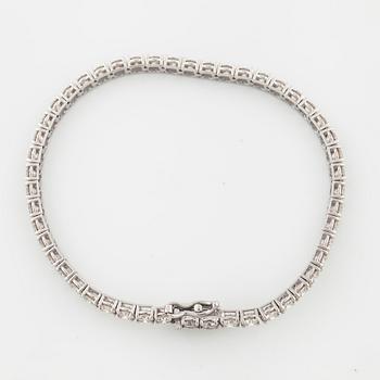 ARMBAND, med briljantslipade diamanter, totalt ca 6.00 ct.