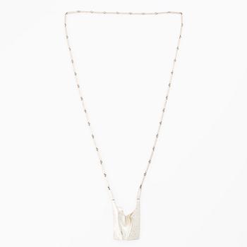 Björn Weckström, necklace, silver, "January", Lapponia 1994.