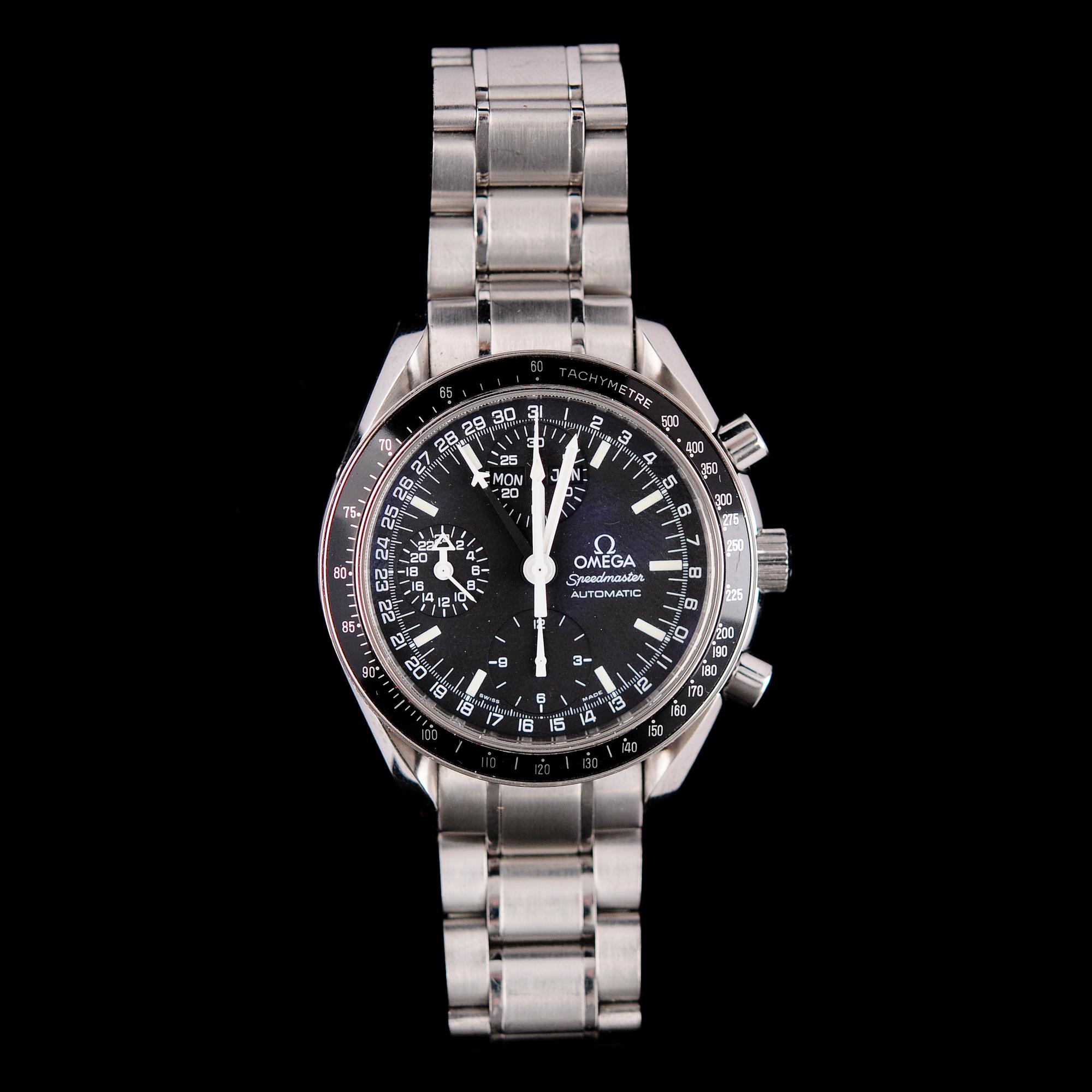 HERRARMBANDSUR, Omega, Speedmaster Day Date.