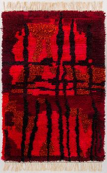 Ryamatta, 1960-tal. Ca 165x175 cm.