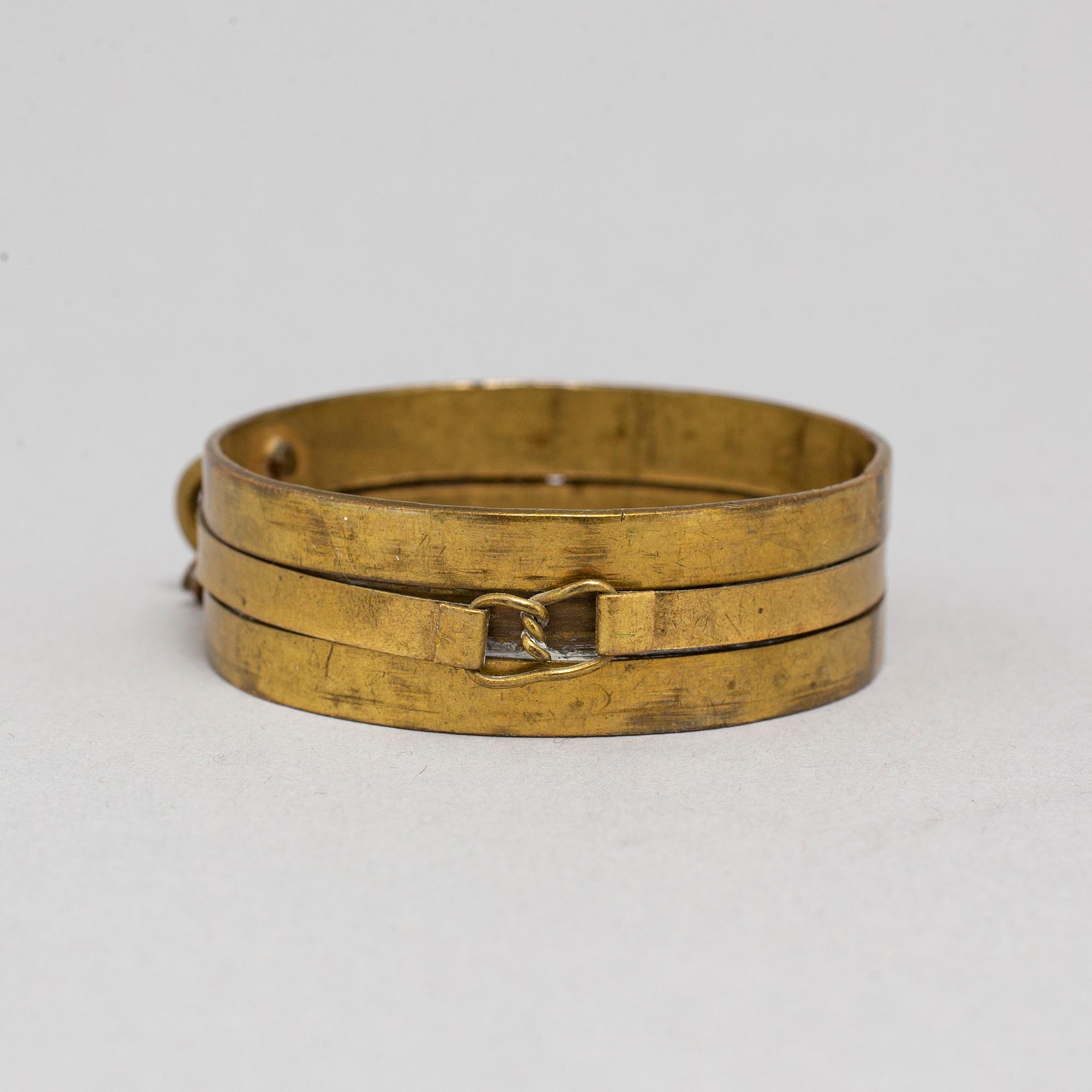 SOLRING, mässing, 1800-tal.