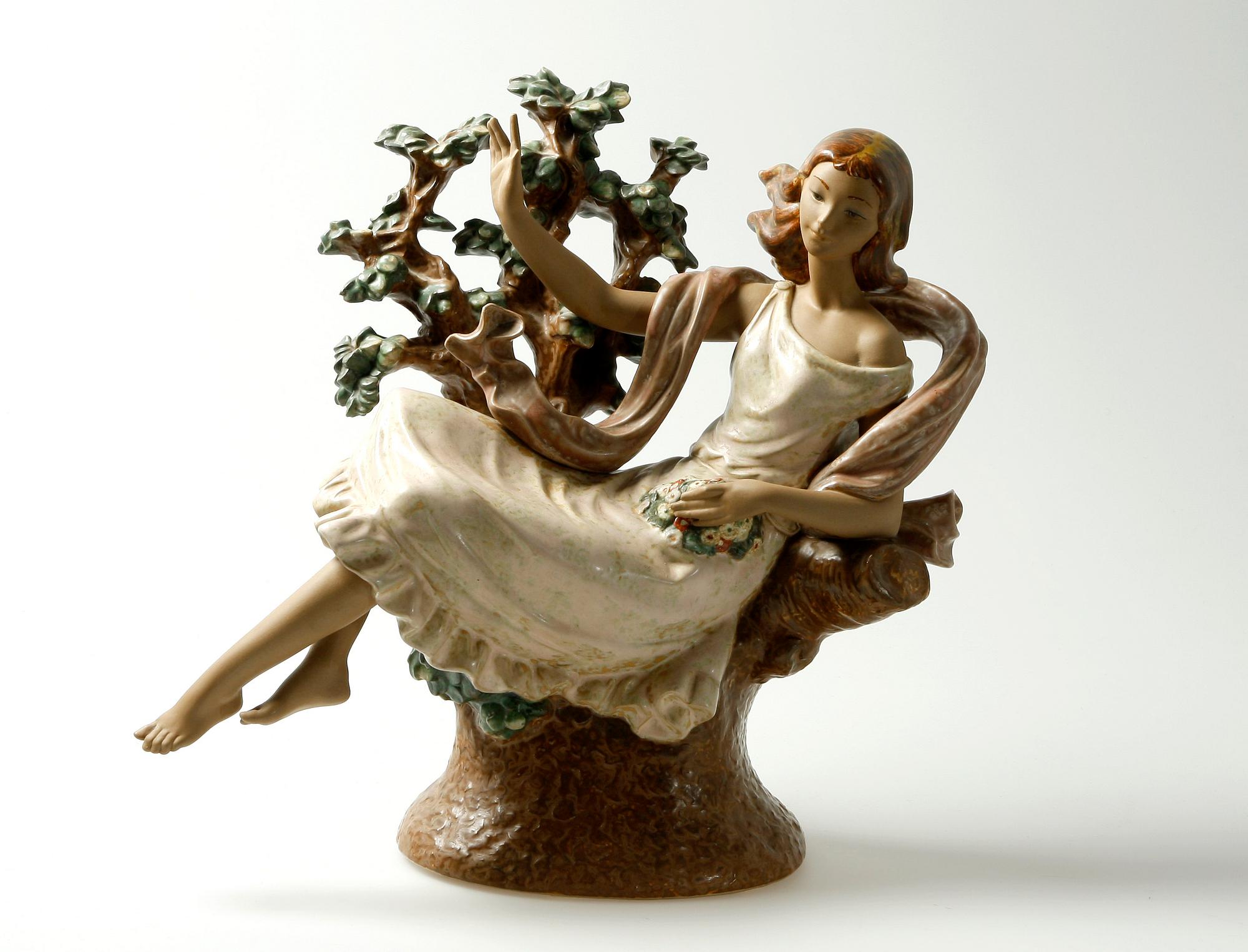 SKULPTUR, stengods, Lladro Gres, 1900-tal.