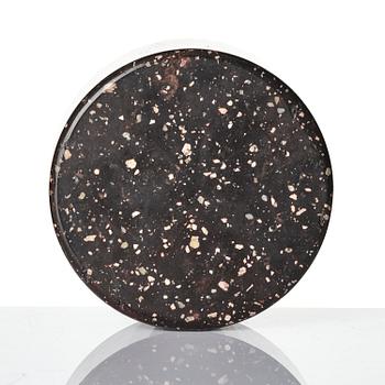 A porphyry mortar, Älvdalen, 19th century.