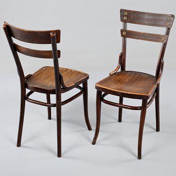 STOLAR, 6 st, Thonet, 1900-talets första kvartal.