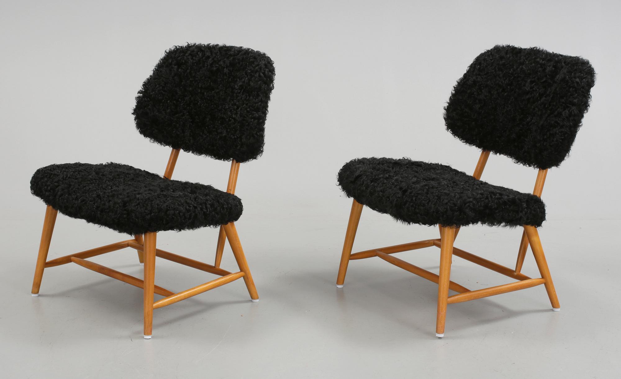 STOL, "TeVe", Alf Svensson, Ljungs Industrier. Modellen formgiven 1953.