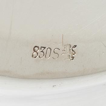 Bowls, 2 pcs, silver, including KG Markström, Uppsala 1927.