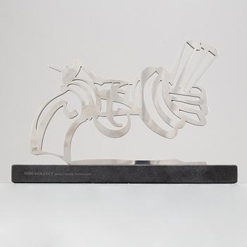 Carl Fredrik Reuterswärd, sculpture, steel, signed CFR and numbered 49/50.