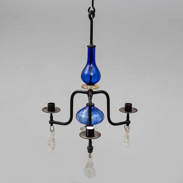 Two Erik Höglund chandeliers, second half of the 20th century.