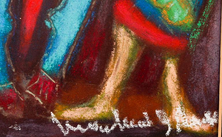 LOUIS MARCHAND DES RAUX, pastell, sign.