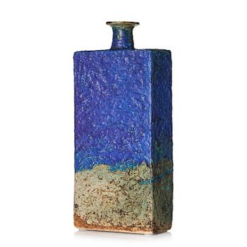 111. Annikki Hovisaari, a chamotte stoneware bottle, Arabia, Finland.