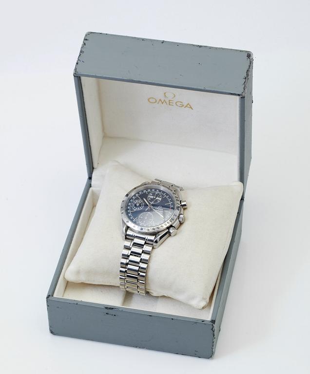 ARMBANDSUR, stål, Omega Speedmaster, Trippledate, Tachymeter, 1990-tal.