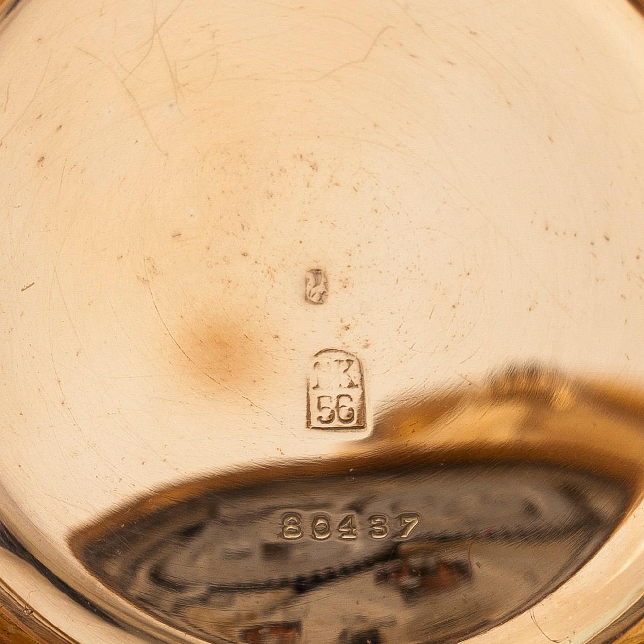 Borel fils & Cie, pocket watch, hunter, quarter repeater, 54 mm.