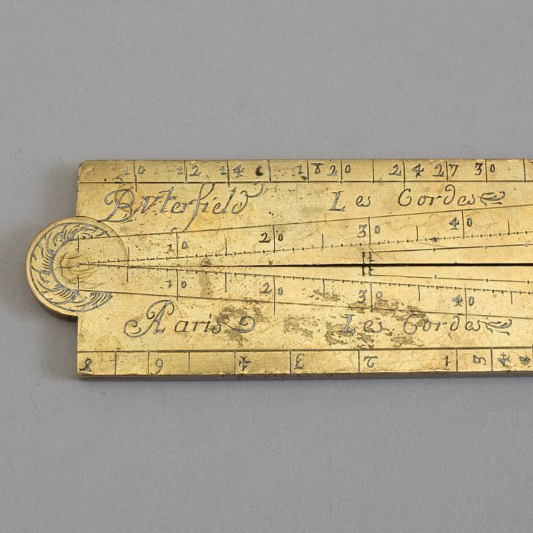 A Brass ector by Butterfield Paris 18th century.