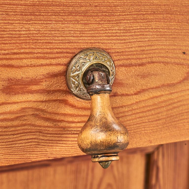 A pine sideboard, circa 1900.