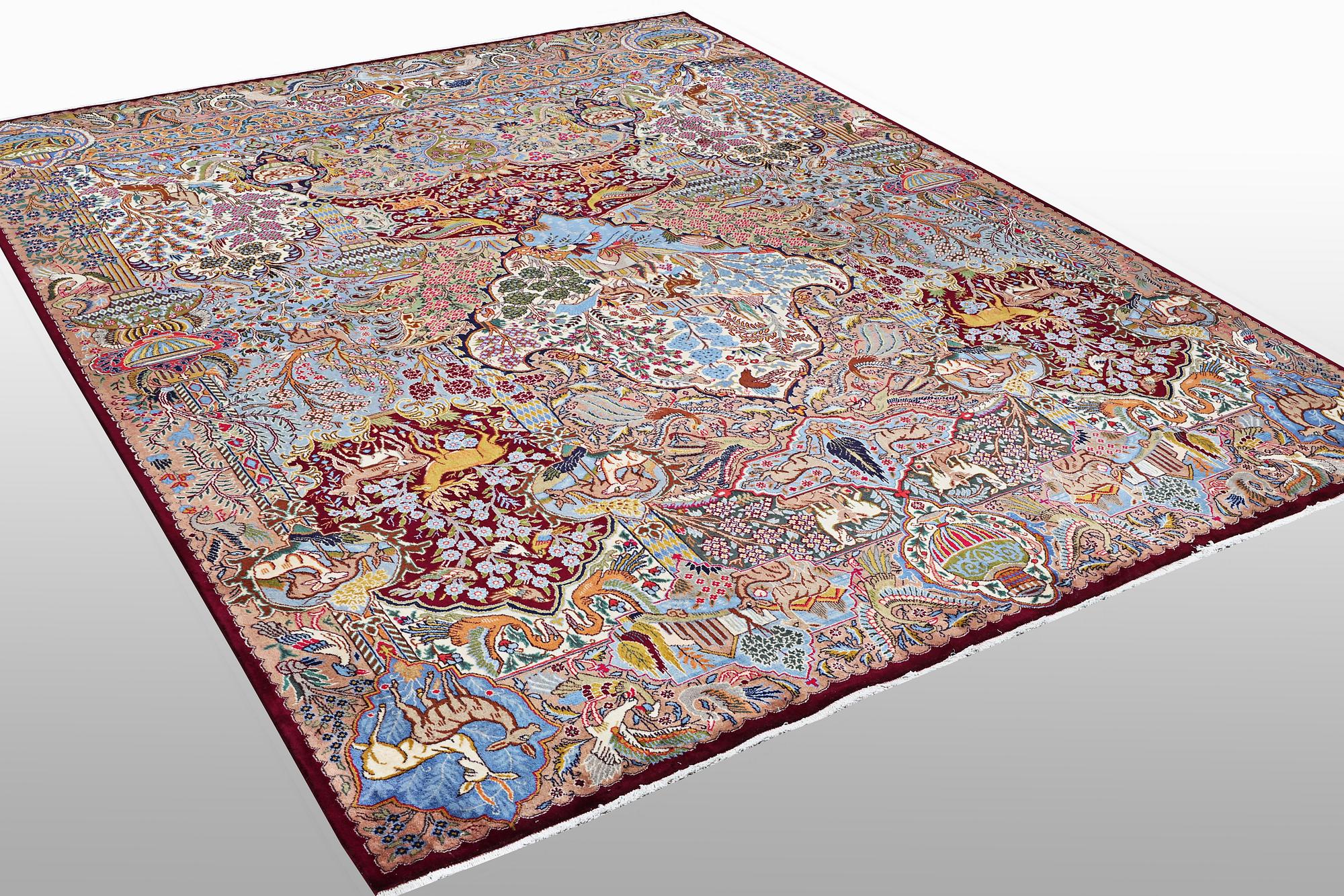 Matta, Kashmar, ca 393 x 303 cm.