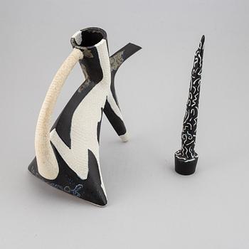 SERGEI ISUPOV, a stoneware pitcher / object "Succé (Success), 1990.