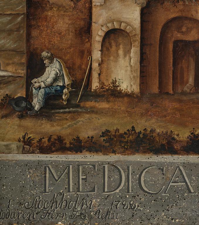 Carl Magnus Berggren, "Minerva Medica" (After J E Rehn 1717-1793).
