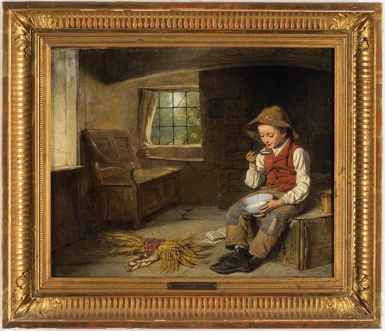 JOHN WILLIAM HAYNES, oil on canvas, signed and dated -61.